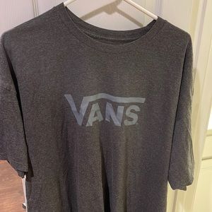 Gray mens xxl vans T-shirt